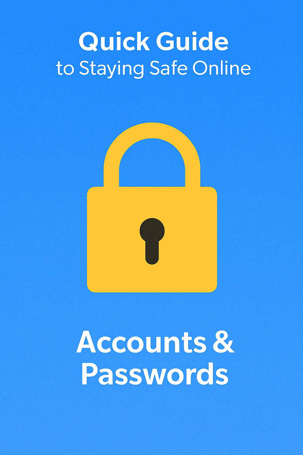 Illustration of strong passwords